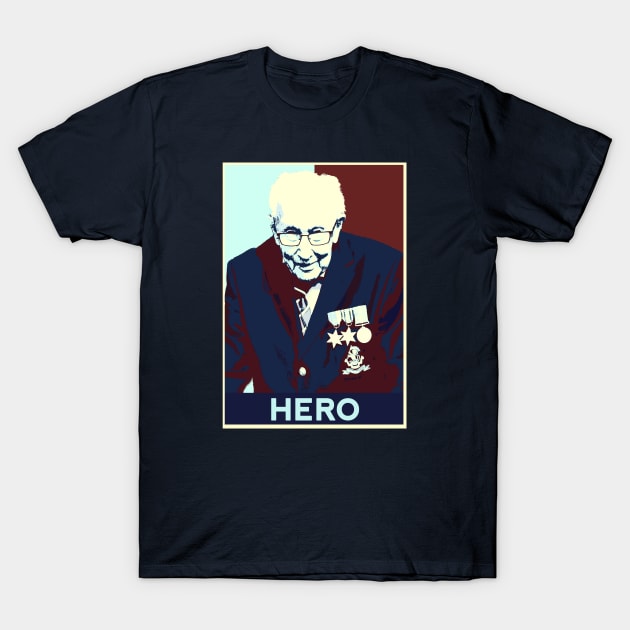 Captain Tom Moore Hero T-Shirt by raiseastorm